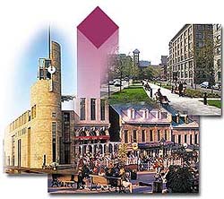 Montage photo: la Cité historique