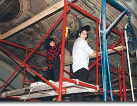 La restauration des fresques